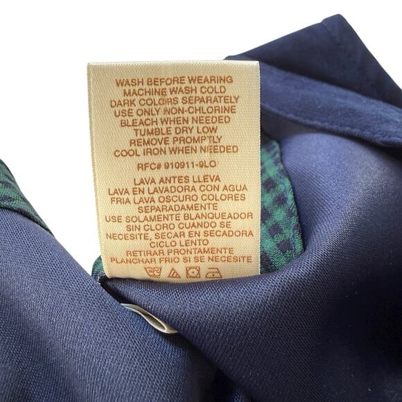 Vintage Bobbie Brooks Tank Dress Navy Dog Granny Cottage Y2K Women's M - Picture 8 of 12